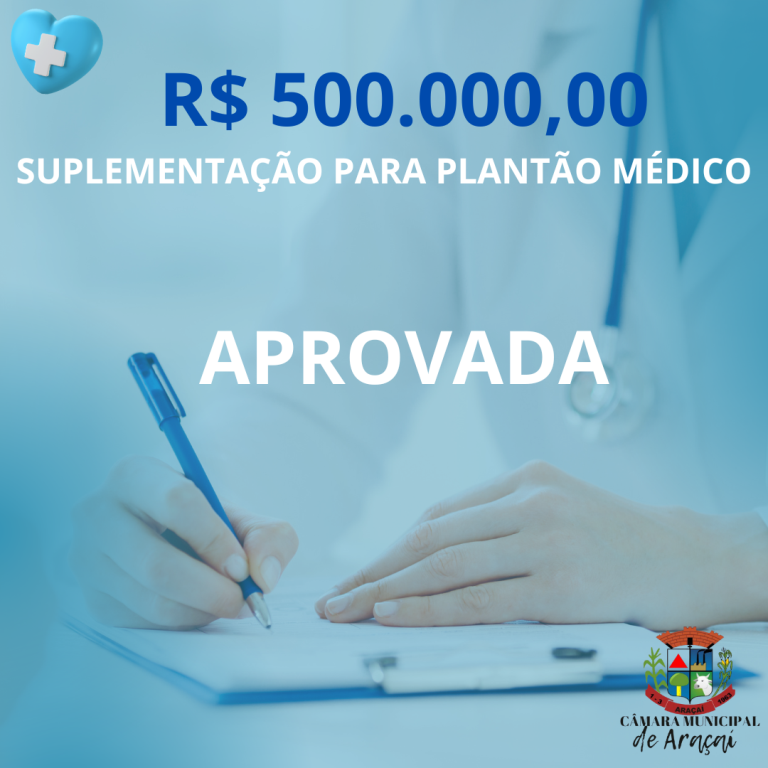 SUPLEMENTAÇÃO APROVADA