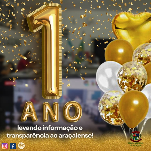 1 ANO DAS REDES SOCIAIS DA CAMARA